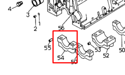 Крышка переднего подшипника 011011